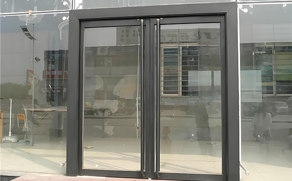 临渭玻璃地弹门