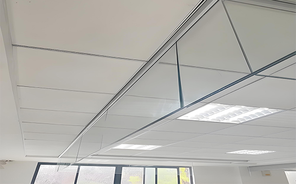 临渭玻璃挡烟垂壁