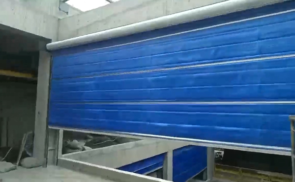 大型物流园区完成临渭防火门整体安装工程